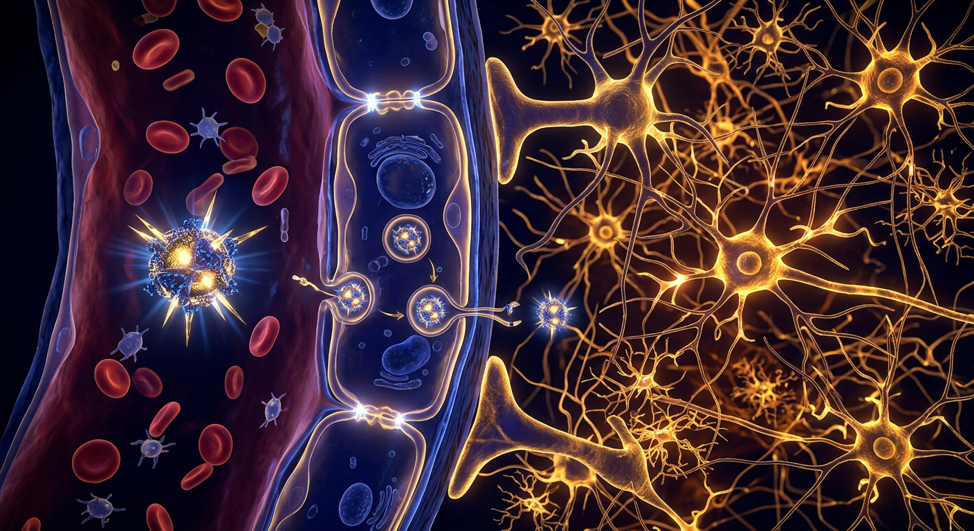 Molecular shuttle mechanism crossing blood-brain barrier