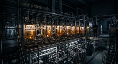 Biopharmaceutical manufacturing bioreactors and peptide bioconjugation facility