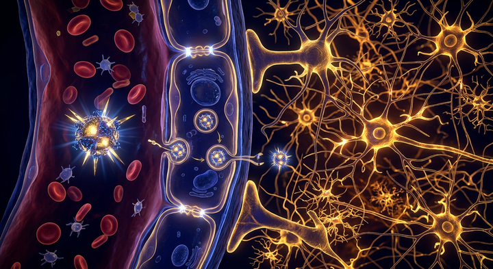 Molecular shuttle mechanism crossing blood-brain barrier