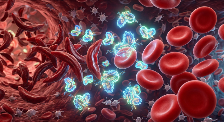 Healthy red blood cells and therapeutic fetal hemoglobin reactivation