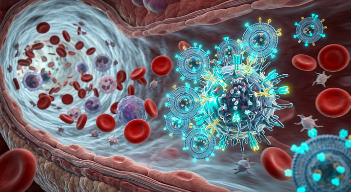 In vivo lipid nanoparticle delivery targeting circulating T cells